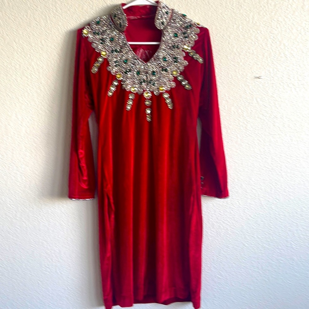 Velvet shirt Indian pakistani style
